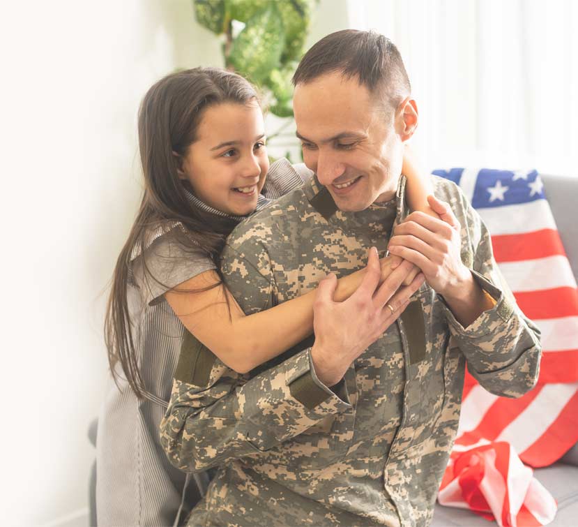 Veteran and daughter